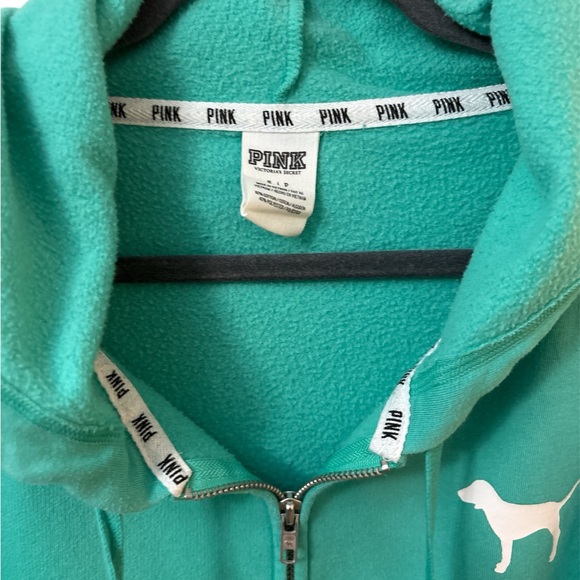 PINK Victoria’s Secret Y2K Size S Seafoam green hoodie excellent condition - Picture 2 of 5